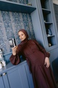 Berry Genoa Dress