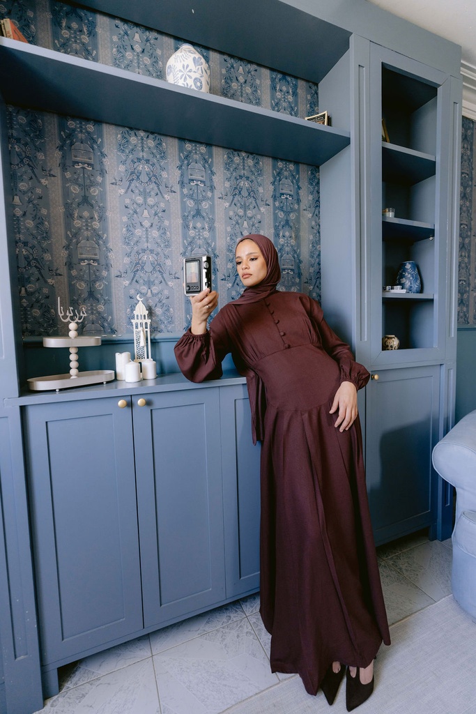 Berry Genoa Dress