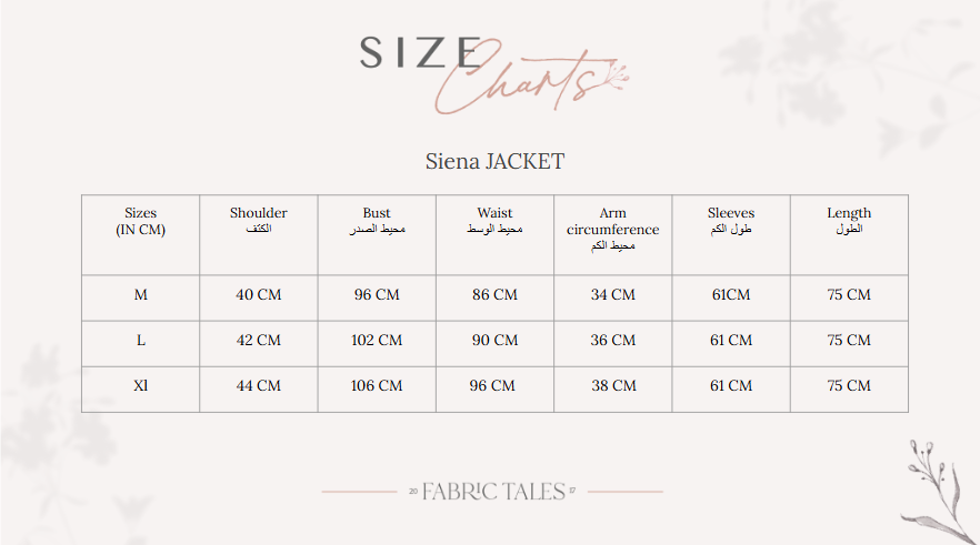 Black Siena Jacket  