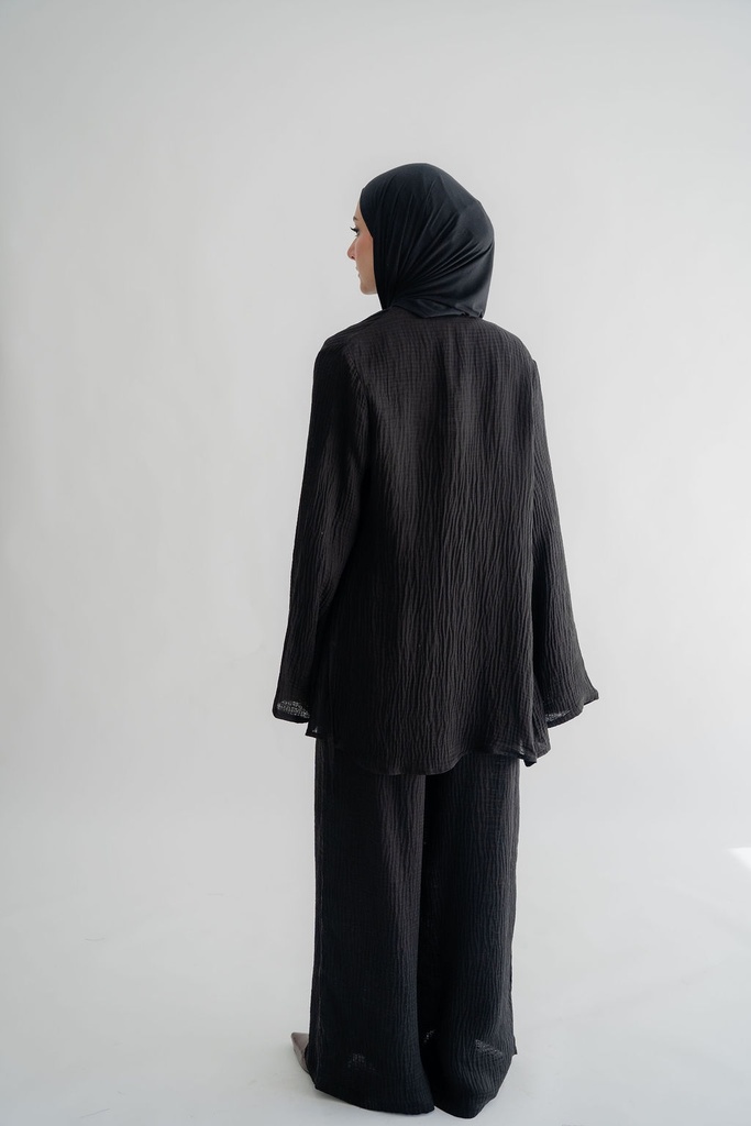 Black Doha Pants 