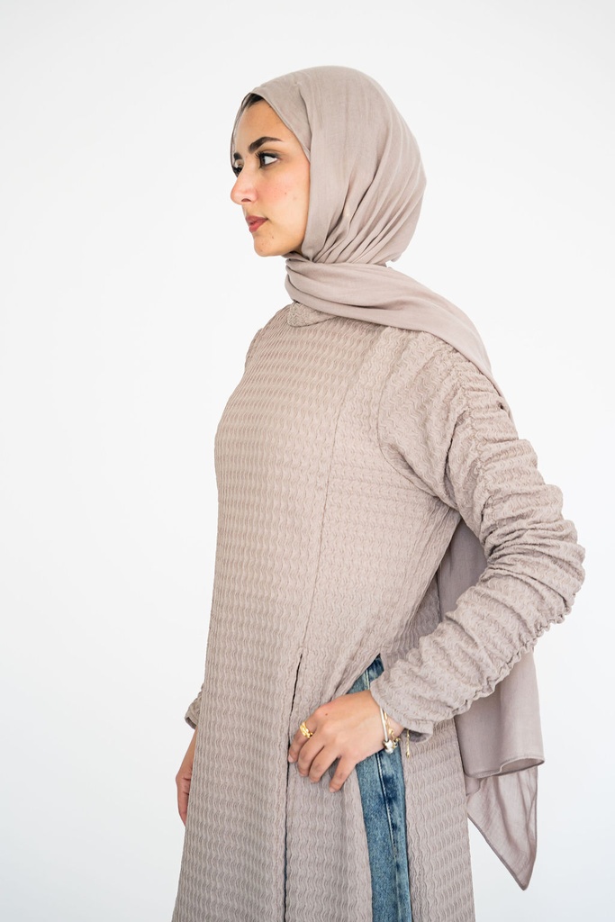 Mocha Latvia Dress  