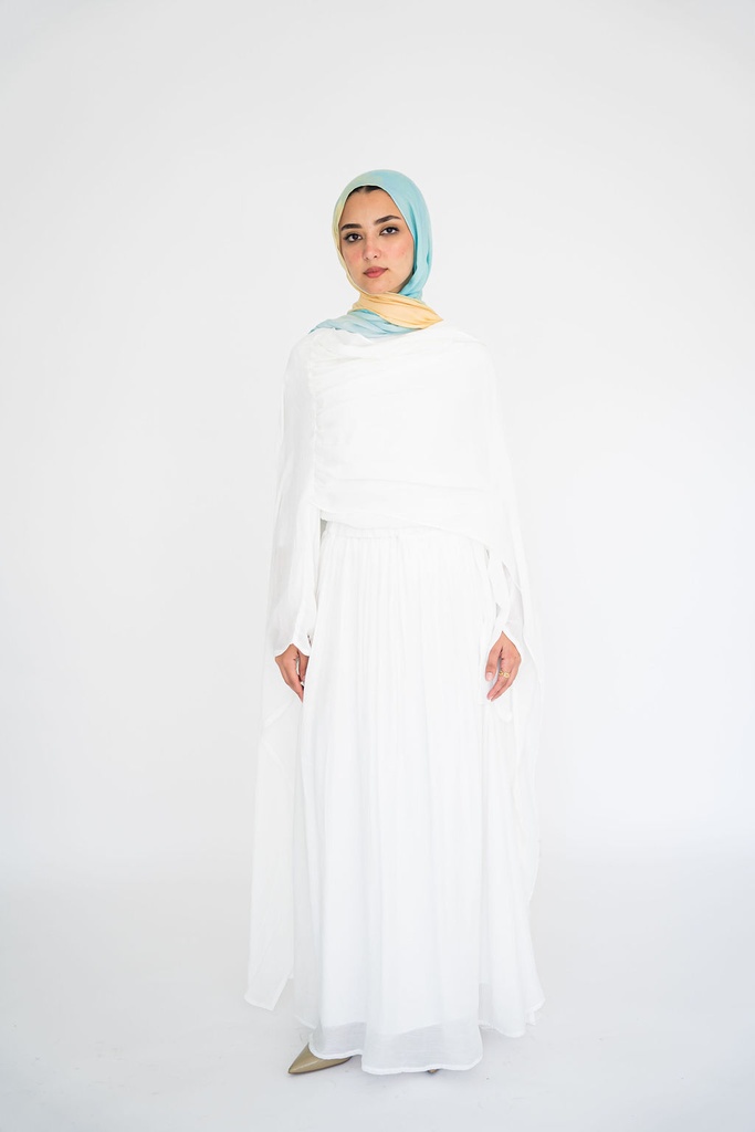 Snow Swan Cape Blouse 
