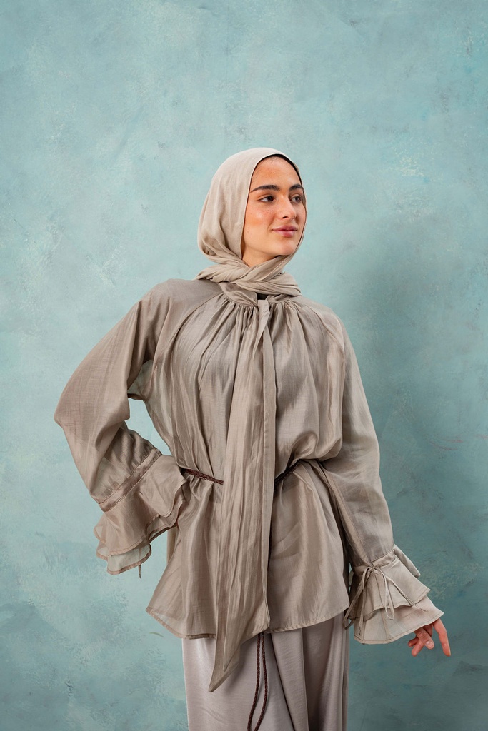 Greige Cyprus Blouse  