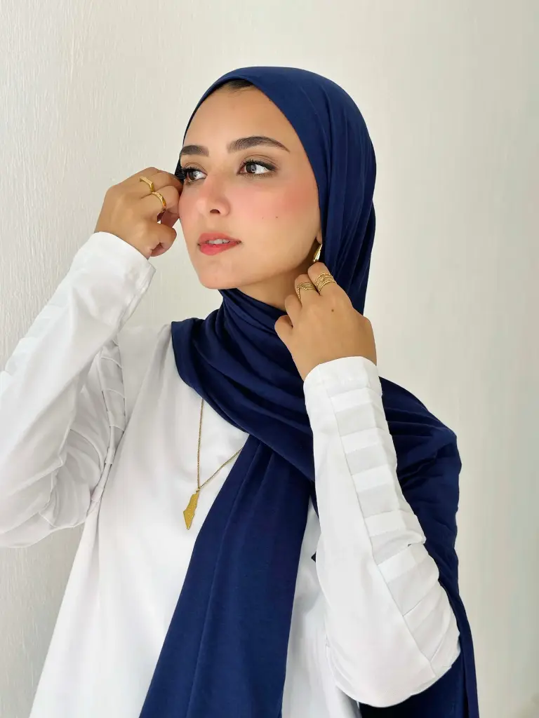 Dark Blue Aura Scarf  