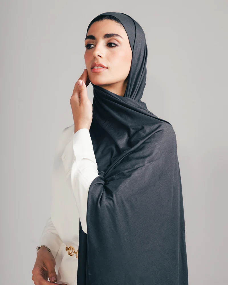 Ink Black Aura Scarf  