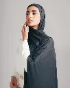 Ink Black Aura Scarf  