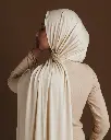 Cream Aura Scarf     