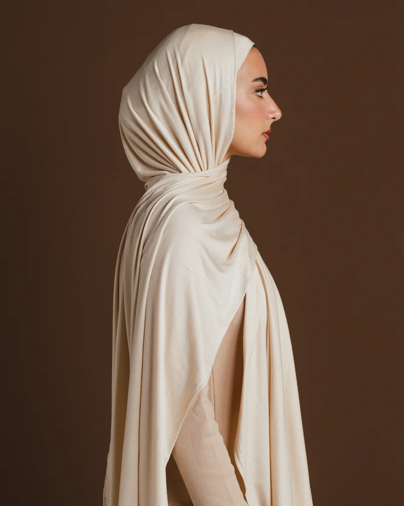 Cream Aura Scarf     