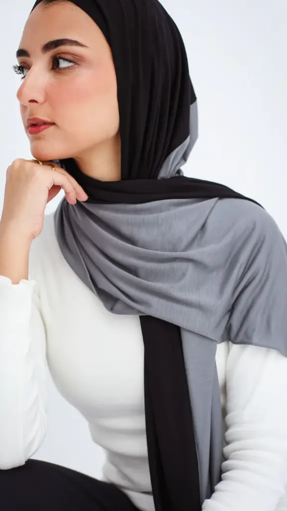 Black&Grey Dual Aura Scarf   