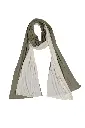 Off-White&Sage Green Dual Aura Scarf  