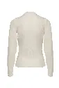 Ribbed Long Sleeve Top-OffWhite 
