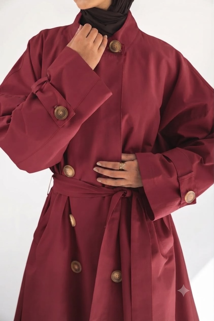 Rouge Crete Coat  