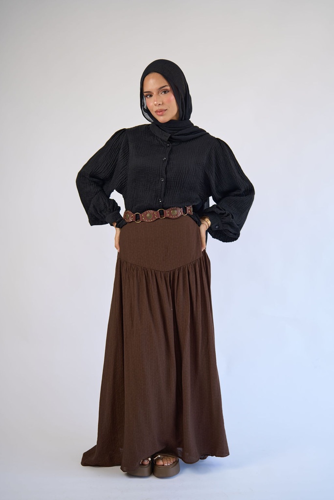 Chocolate Elara Skirt