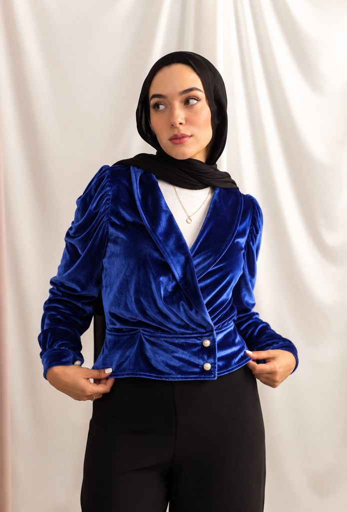 Navy Vela Top