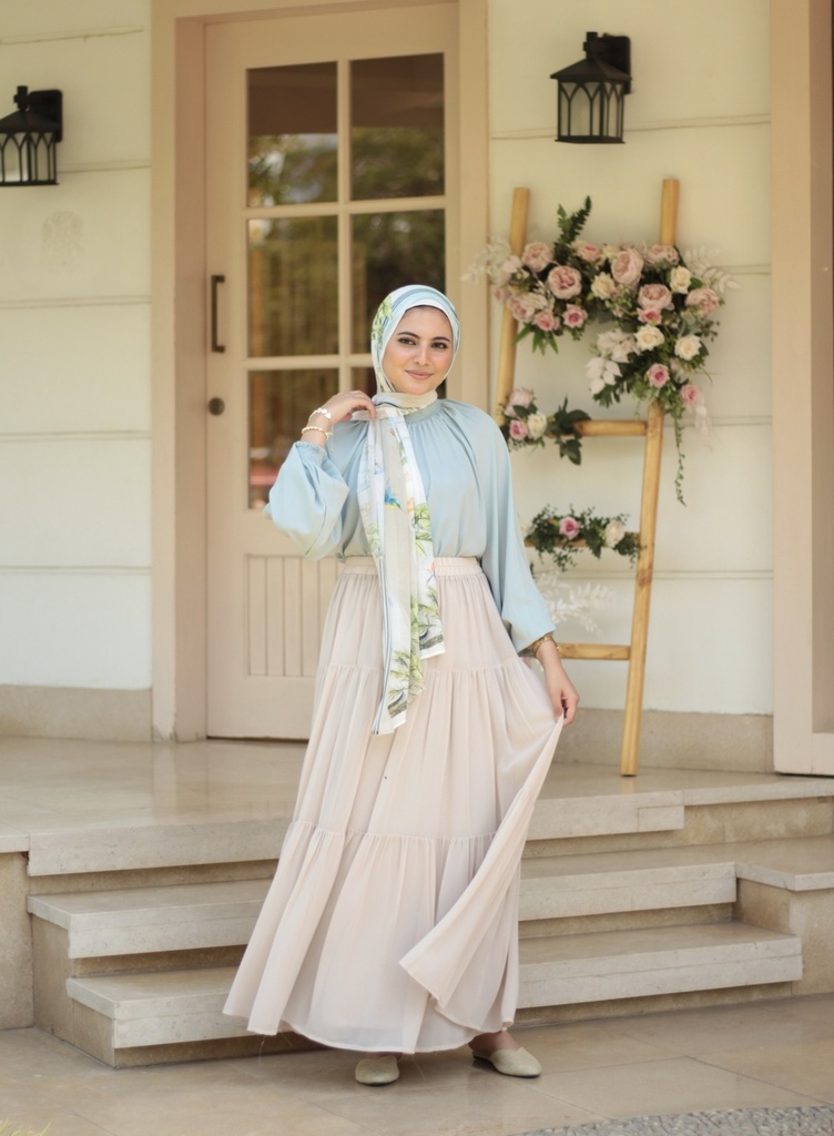 Beige Gypsy Skirt