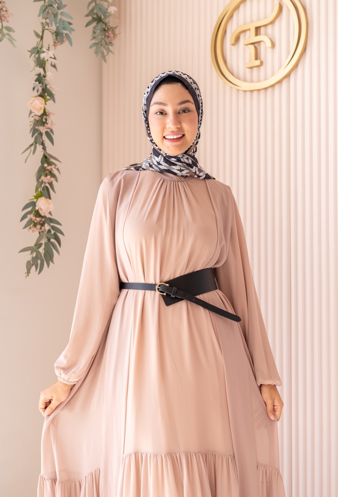 Beige Diana Dress