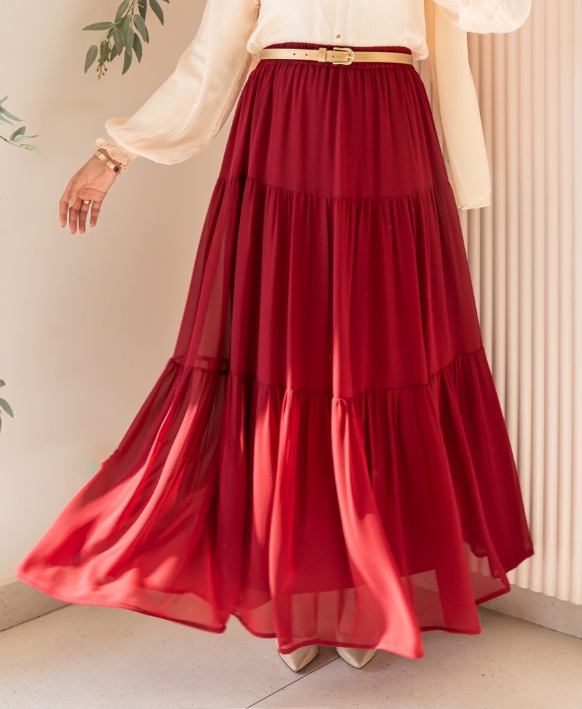 Maroon Gypsy Skirt