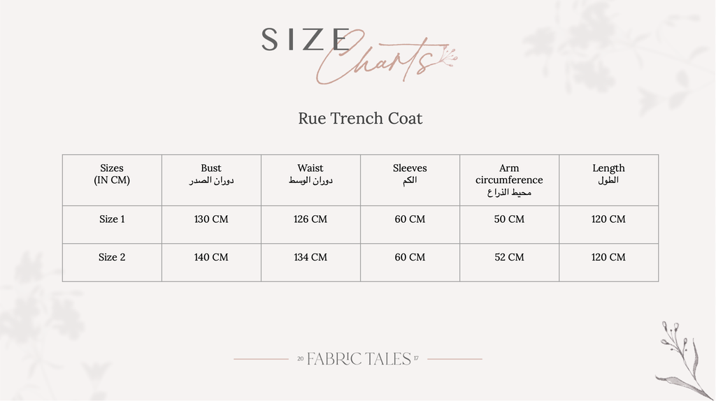 Black Rue Trench Coat