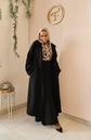 Black Rue Trench Coat