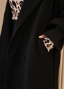 Black Rue Trench Coat