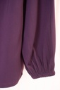 Eggplant Solana Blouse