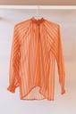 Scale Turtlneck Blouse