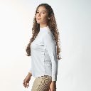 Double Layer Long Sleeves Undershirt-White