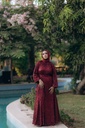 Maroon Bling Bling Dress