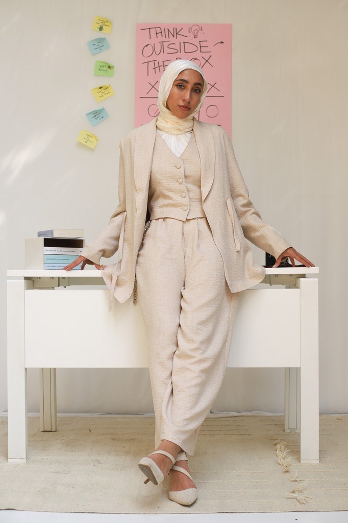 Beige Lina Pants
