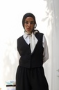 Black Banker Vest