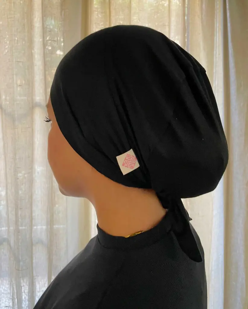 Black Aura Solid Bandana 