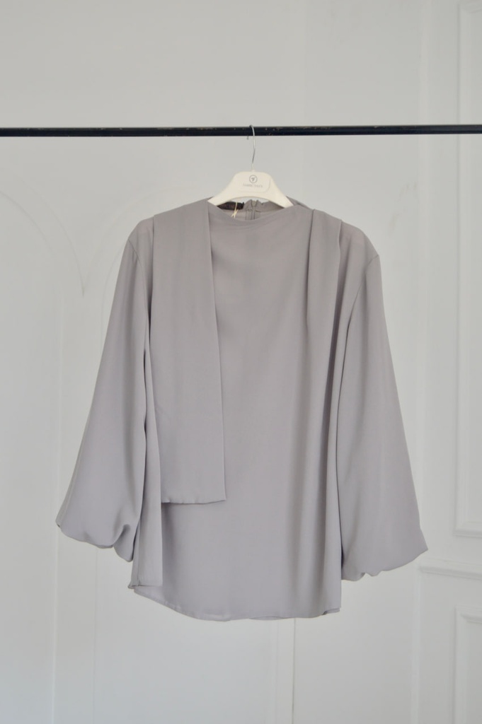 Smoke Louvre Blouse