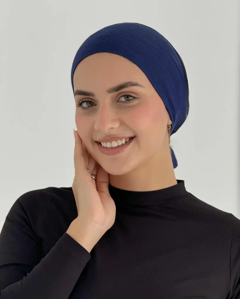 Dark Blue Aura Solid Bandana