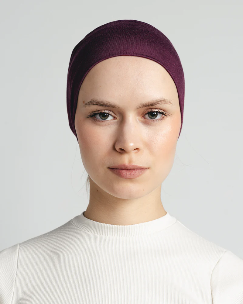 Plum Aura Solid Bandana