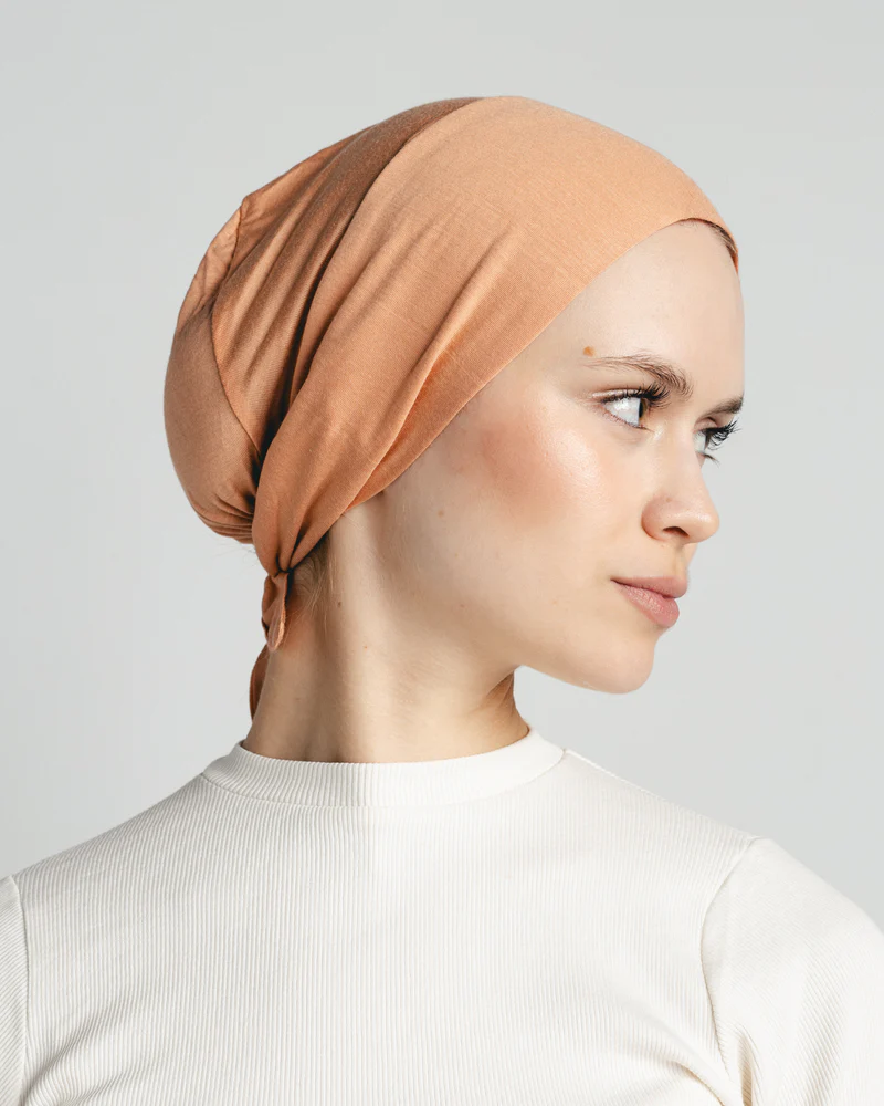 Peach Aura Solid Bandana