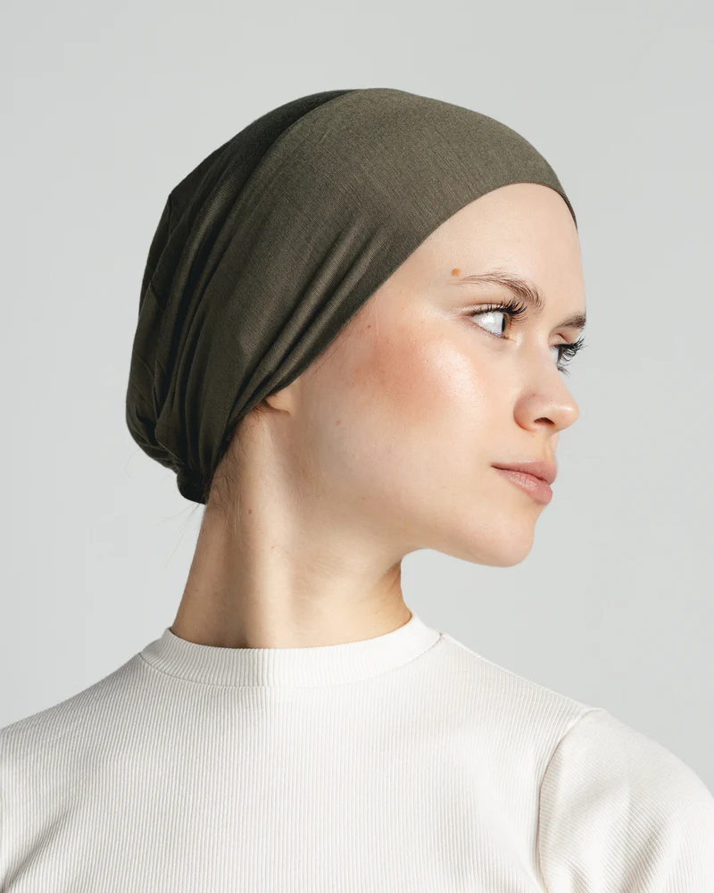 Olive Aura Solid Bandana 
