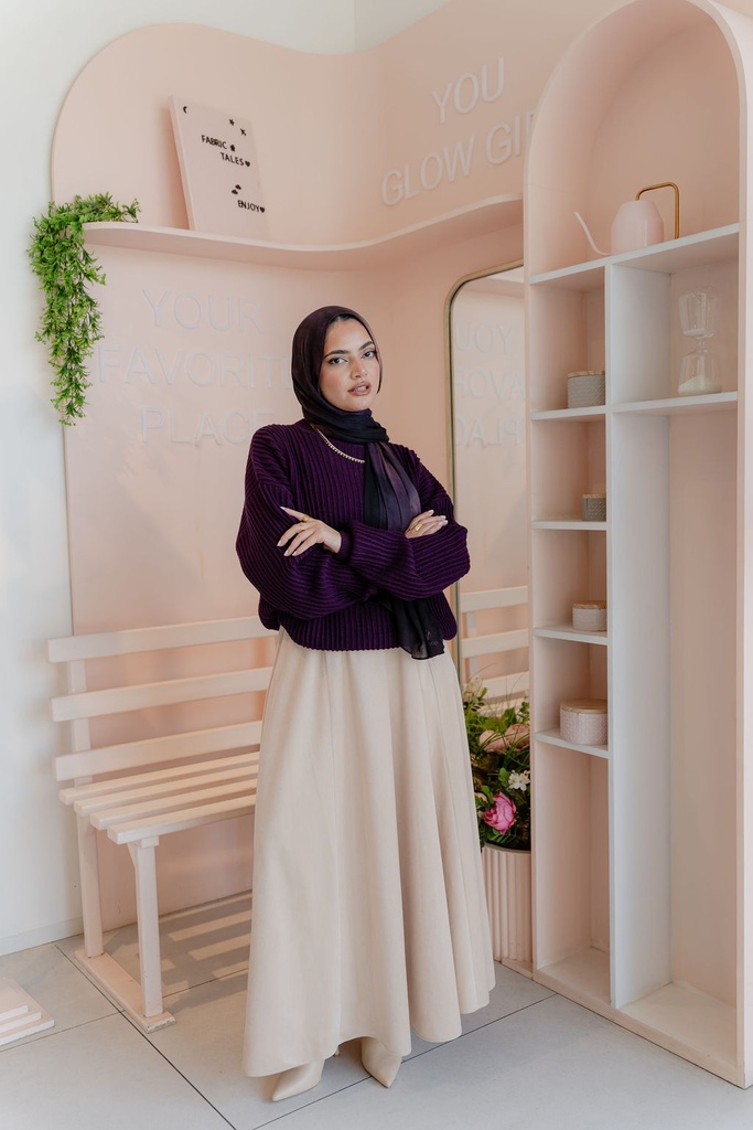 Beige Moorea Skirt   