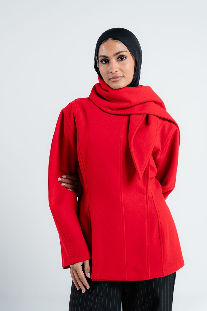 Oxblood Kindah Jacket    