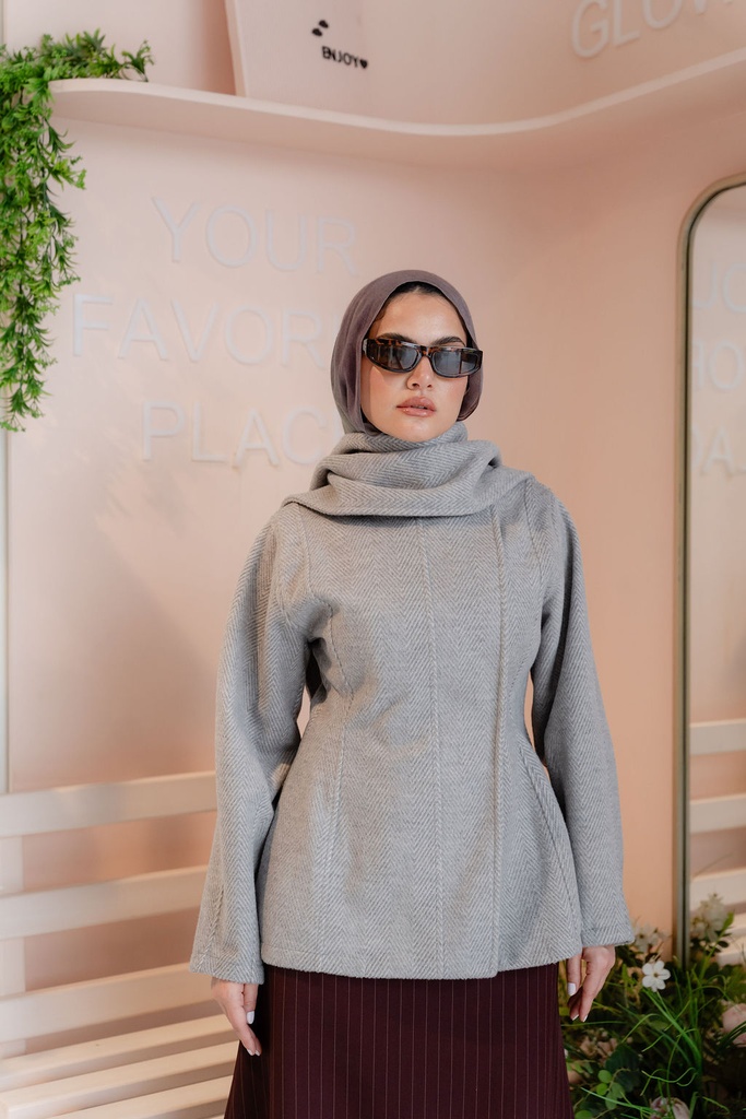 Grey Kindah Jacket     