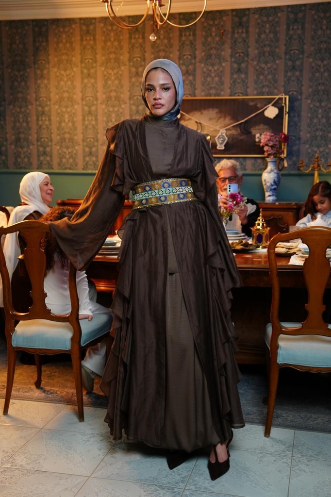 Chocolate Aleppo Kaftan  