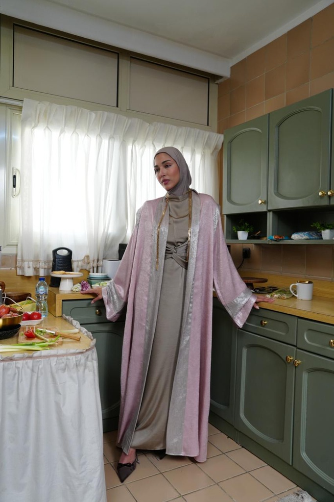 Blush Aden Kaftan  