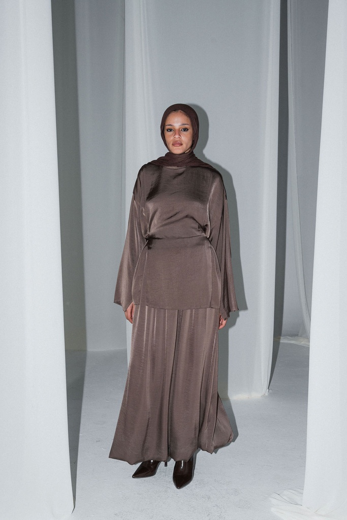 Mocha Liwa Blouse  
