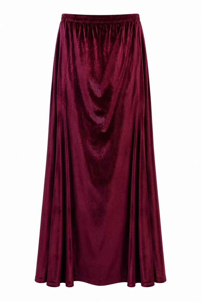 Maroon Aseer Skirt   