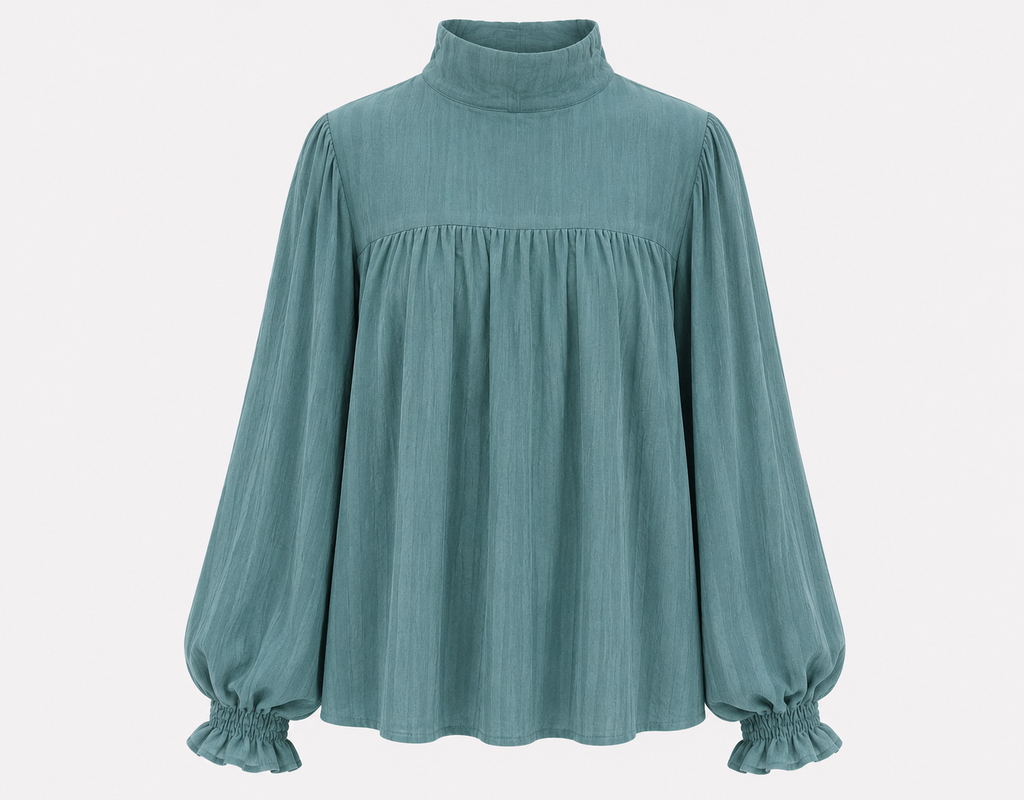 Teal Ibiza Blouse 