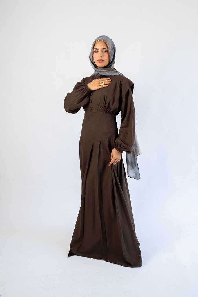 Chocolate Genoa Dress