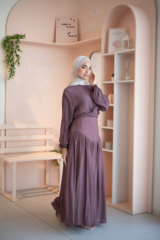 Plum Elara Skirt
