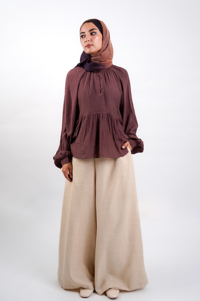  Plum Lark Blouse  