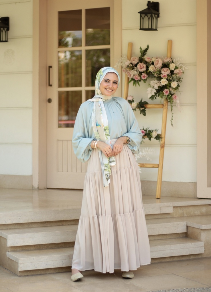 Beige Gypsy Skirt