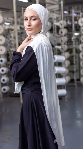 White Aura Scarf  