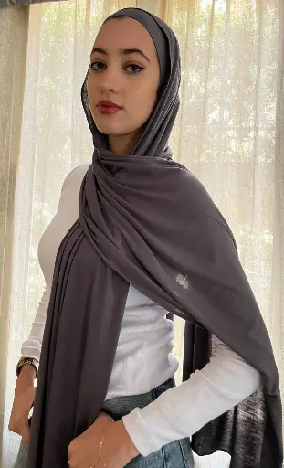 Smokey Grey Aura Scarf 